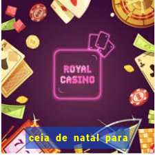 ceia de natal para 20 pessoas